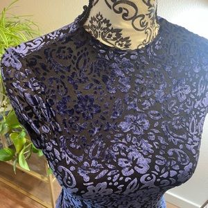 Joe & Elle Navy Dress w/ Floral Print